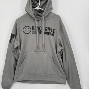 Black‎ Rifle Coffee Company Hoodie Nine Line Apparel Grey Pocket Mens M